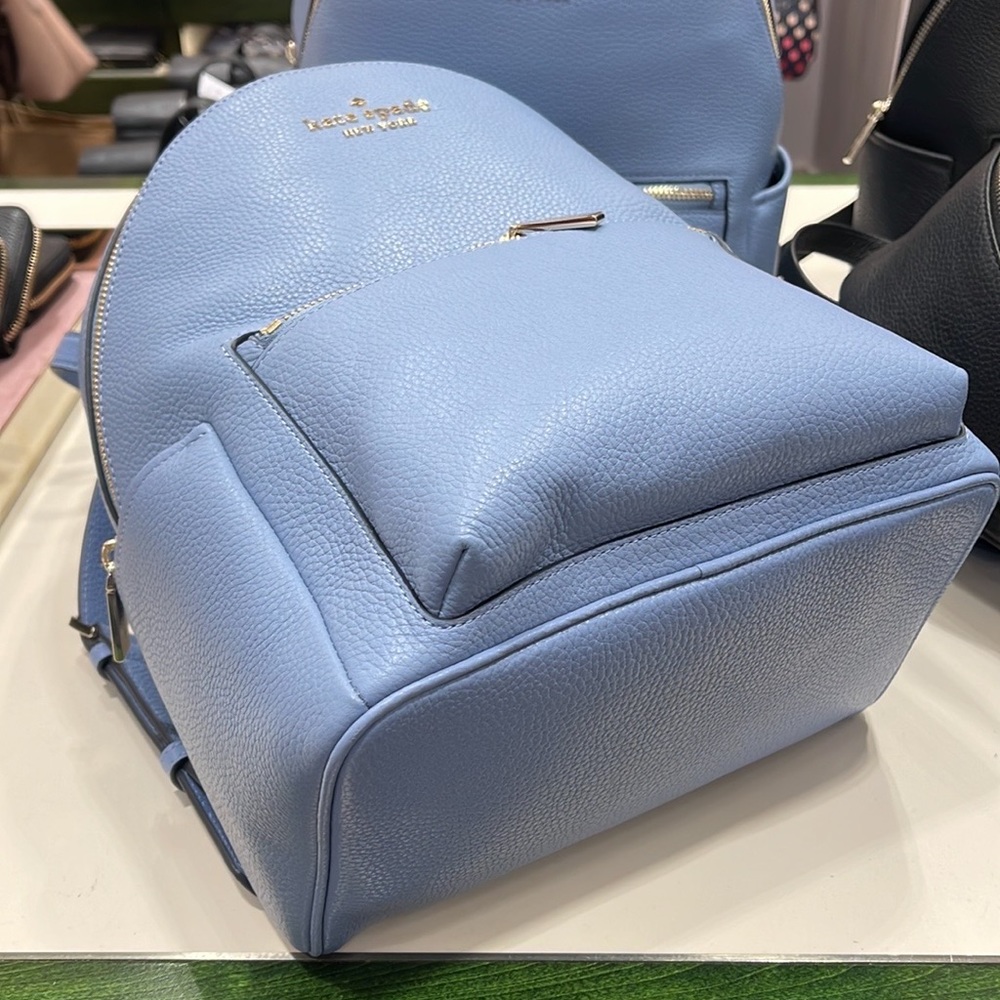 Kate Spade Leila Pebbled Leather Medium Dome Backpack
Dusty Blue - Picture 5 of 16